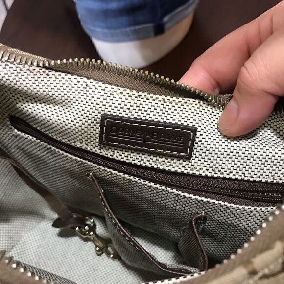 Vintage DOONEY & BOURKE monogram canvas mini bag - Picture 8 of 16